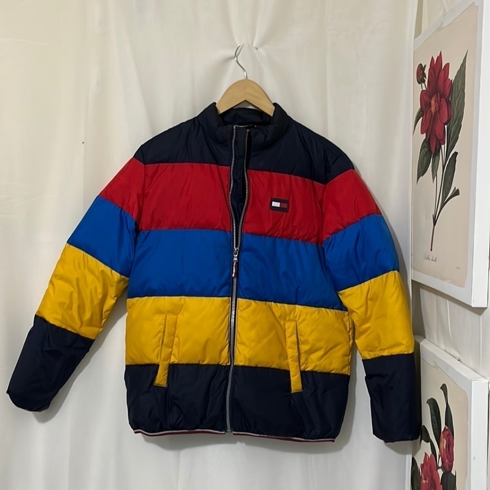 Tommy Hilfiger Duck Down Multicoloured Puffer